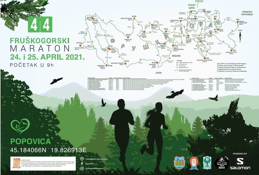 Fruškogorski maraton 2021. godine